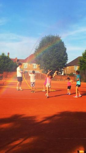 Coaching at St. Mary's Tennis Club
